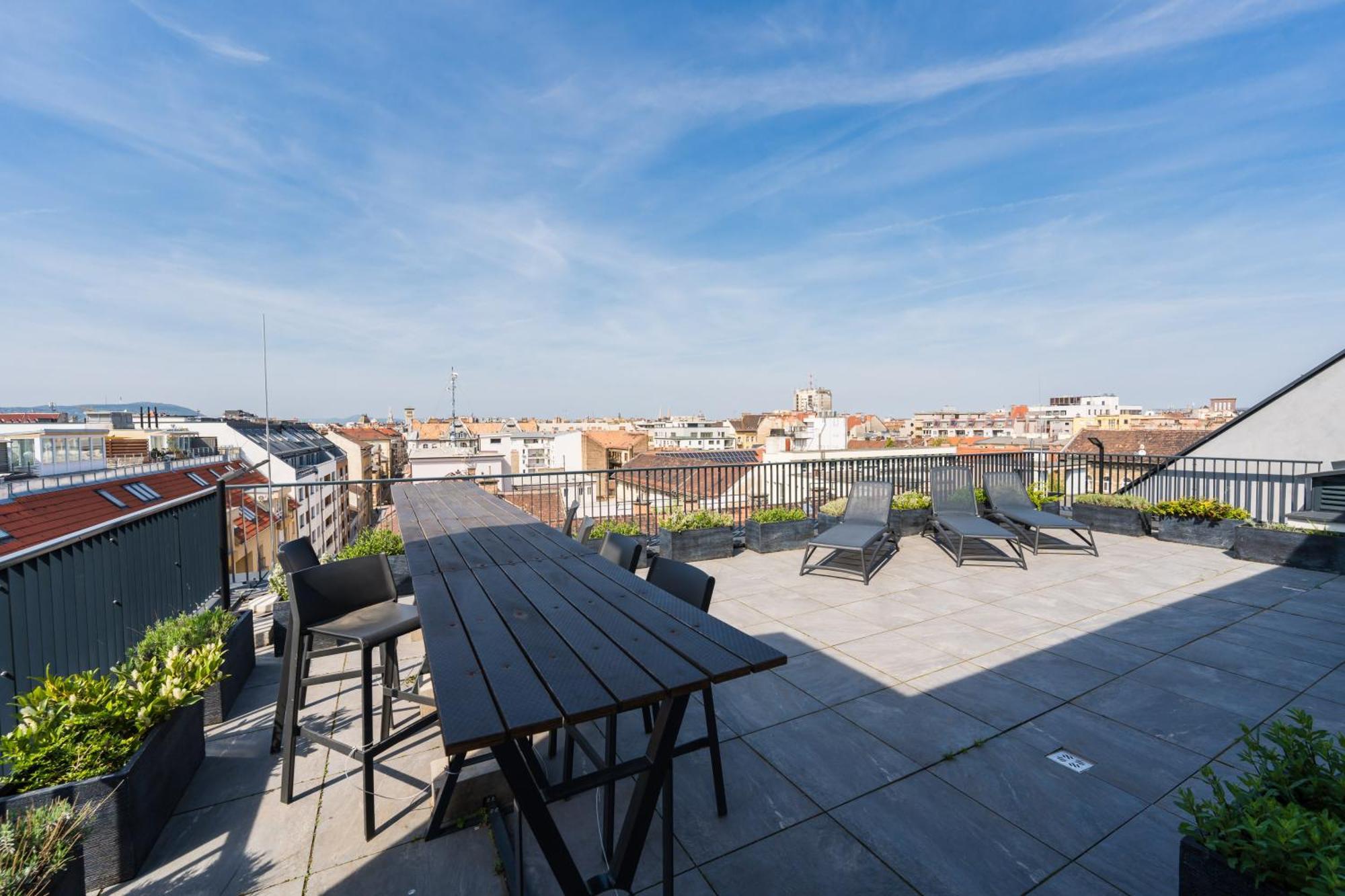 Brand New Modern Apartment-2 Rooms-Balcony-Garage Budapest Exterior foto