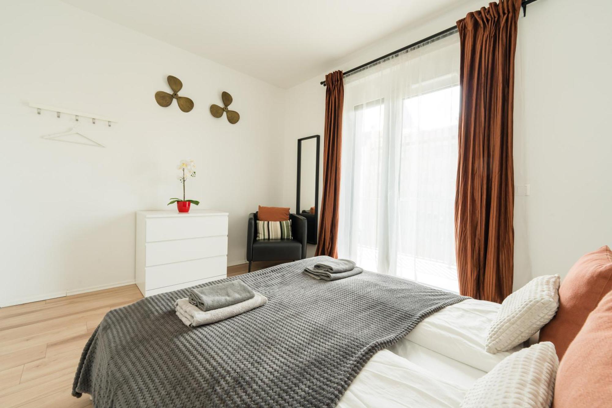 Brand New Modern Apartment-2 Rooms-Balcony-Garage Budapest Exterior foto
