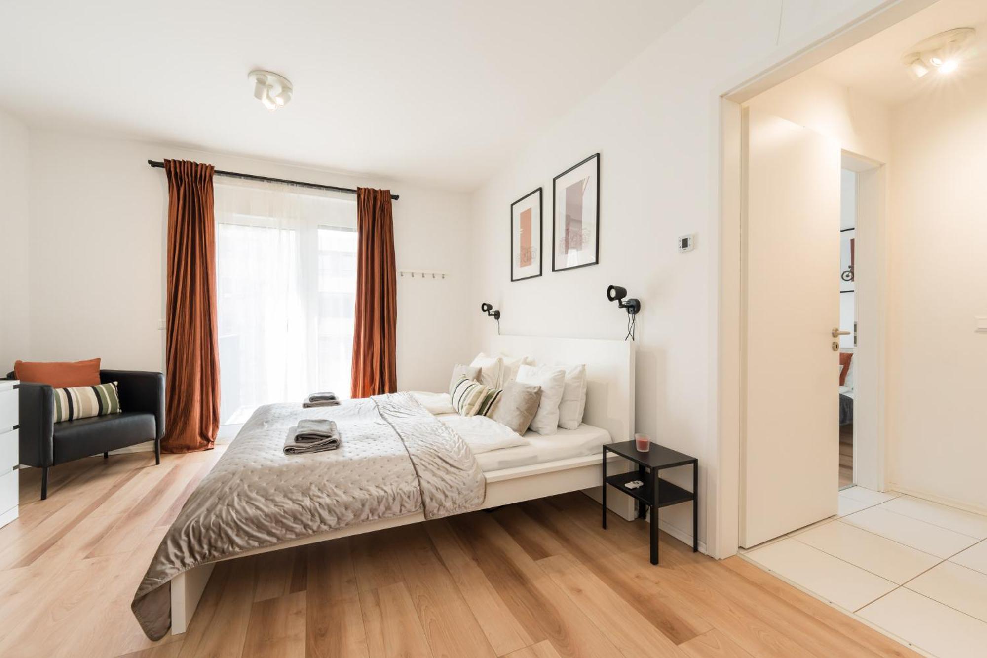 Brand New Modern Apartment-2 Rooms-Balcony-Garage Budapest Exterior foto